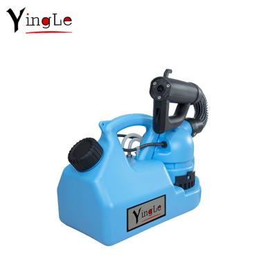 China 110V/220V Hospitals Fogger 7l Handheld Electrostatic ULV Machine Disinfecting Fog Machine With Solution for sale