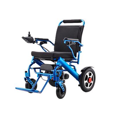 China Aluminum Alloy Frame Premium Aluminum Alloy Frame Electric Folding Wheelchair For Elder for sale