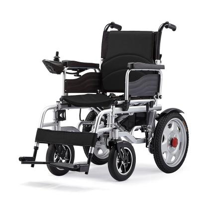 China Aluminum Alloy Frame Wheelchair Lithium Batteries 24V 20AH Aluminum Electric Wheelchair With Motors For Disabled for sale