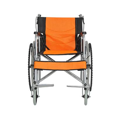 China High Quality Oriange Chrome Plating Older Disabled Hot Sale Manual Wheelchair for sale