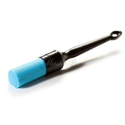 China Exterior Detailing Master M71909 Chemical Resistant Blue Stiff Bristles For Exterior Detailing Automatic Detailing Brush With Black Plastic Handle for sale