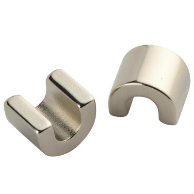 China Industrial Permanent Magnet High Performance Rare Earth Arc Magnet for sale