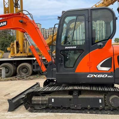 China Building\Agriculture\Construction 6 ton used excavator DX60 mini excavator price doosan for sale