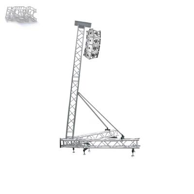 China Aluminum Roof Truss Heavy Duty Easy Install PA Tower Aluminum Truss For Concert Stage Display for sale