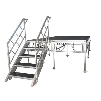 China Portable Adjustable Events Height Stage Stages For Sale en venta