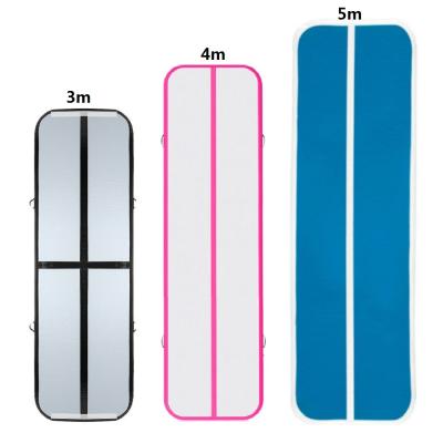 China DWF Factory Gym Equipment Home Fitness Gymnastics Floor Mat Rolling Inflatable Air Track 3m/4m/5m/6m/8m/10m/12m/15m AirTrack for sale