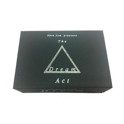 China Recyclable Matte Black Cheap Rigid Cardboard Custom Printed Magnetic Paper Box for sale