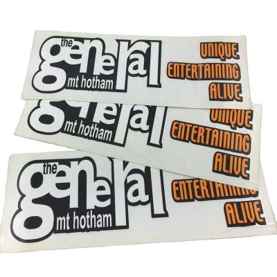 China Cheap Custom Waterproof Adhesive Car Vinyl PVC Label Printed Shipping Sticker for sale