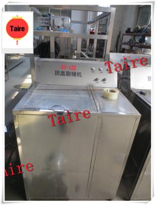 China semi-automatic brushing machine 3 in1 brushing/decapping machine for sale