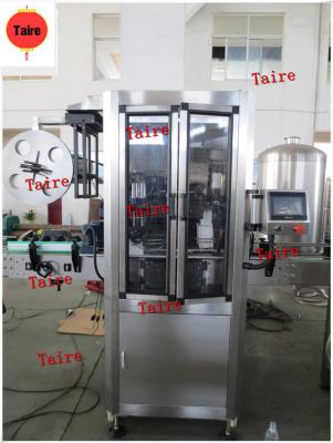 China automatic shrink sleeve labeling machine with steam shrink tunnel and generator for sale