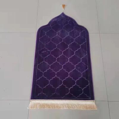 China 1cm Sponge Padded Prayer Mat Wholesale Islam Prayer Mat Cover for sale