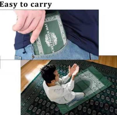 China Stain Resistant Easy To Carry 2021 Hot Sale Pocket Travel Prayer Mat for sale