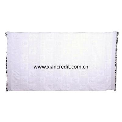 China QUICK DRY Polyester Ihram Towel for Hajj and Umrah for sale