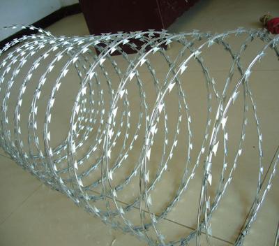 China Procetion Factory Price Razor Wire Fence Razor Barbed Wire / Galvanized Concertina Razor Wire for sale