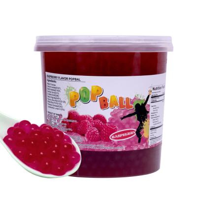 China Bubble Tea Raspberry Popping Boba Bubble Tea Ingredients Assam for sale