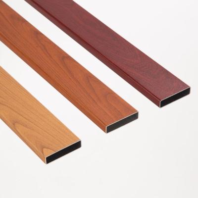 China Barrier UV Resistance Aluminum Slat For Railing Aluminum Slats Wood Effect for sale