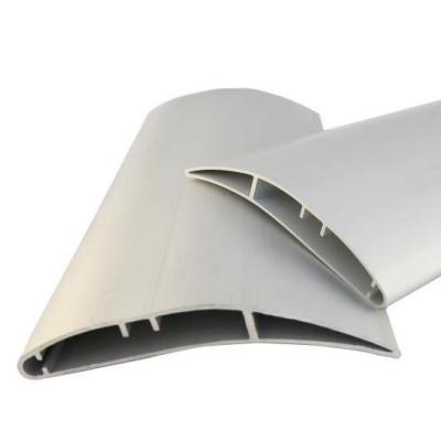 China Aluminum Extruded Airfoil Section Customize Powder Coated Anodized Aluminum Airfoil Section Wing Extrusion for sale