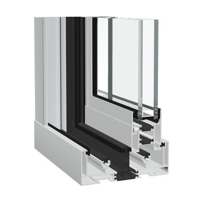 China Extruded Aluminum Door Frame Sliding Window Door Profile And Aluminum Door 6063 Glass Window Sections for sale