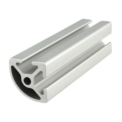 China T-slot Aluminum Profile Frame Structure Anodized Silver Black Aluminum T Slot Profiles Aluminum Quarter Round for sale