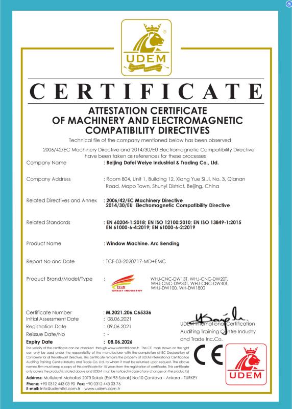 Fornitore cinese verificato - Beijing Dafei Weiye Industrial & Trading Co., Ltd.