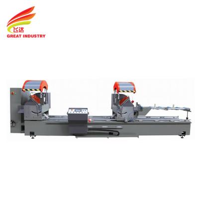 China 380V 50HZ ALUMINUM WINDOW DOOR MACHINE CNC DOUBLE MITRE SAW for sale