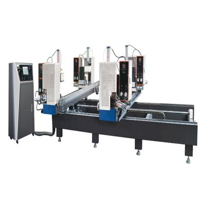 China Verticale cnc vierhoekige opvc-lasmachine voor het maken van ramen en deuren uit pvc Te koop