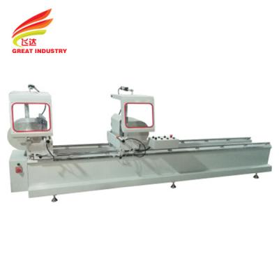 Chine 5.25kw PVC machine de porte de fenêtre double scie à bille avec écran numérique à vendre