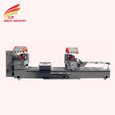 China CNC ALUMINUM WINDOW DOOR MACHINE DOUBLE HEAD CUTTING SAW for sale