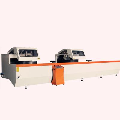 Cina Cutting machines aluminum window frame making double head mitre saw industry automotive industry 5 axis aluminium upvc w in vendita