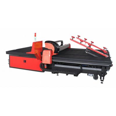 China Round glass cutter cnc glass cutting table electric glass cutter glass speed 1.2m Glass cutting saw glass cutting line for sale