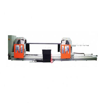 China Pvc cutting machine  80l / min automatic aluminum double blade mitre saw angle adjustment upvc cutter compound angle mit zu verkaufen