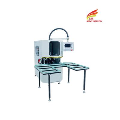 中国 Window screen machines UPVC processing Center PVC Angle cleaner 3 point welder window cleaner machine 販売のため