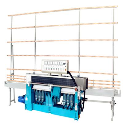 China Straight line glass edging polishing machines bevel glass double edge grinding machine for sale