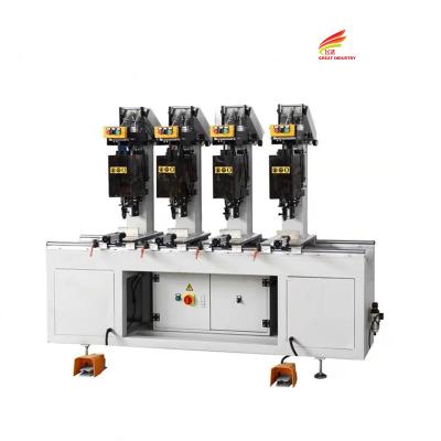 中国 Upvc 4head screw fastening PVC Window Machine automatic screw fastening machine pvc 4head screw machine 販売のため