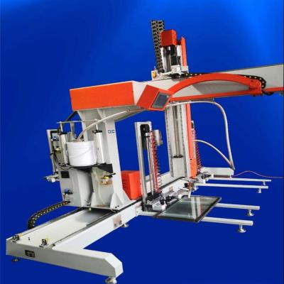 China ALUMINUM DOOR MAKING MACHINE TOOLS ALUMINIUM WINDOWS DOORS GLASS SEALING ROBOT zu verkaufen