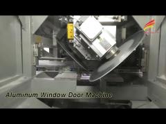 CNC Aluminum Window Door Machine Profile Cutting 12.5kw 380V 50Hz