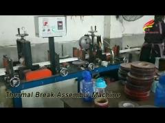 380V 50Hz Thermal Break Assembly Machine Film Laminating For Window Profile