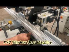 Water Slot PVC Window Door Machine Milling Length Adjustable Automatic