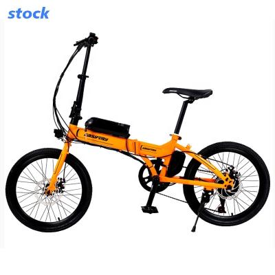 China Factory Warehouse Steel 20inch Mountain Bike 7 Speed ​​36V 250W Disc Brake Electric Folding Mountain Bike Electric Bicycle for sale