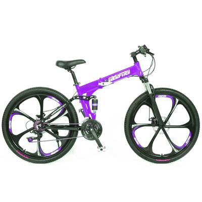 China Hot sale factory supply steel 24 26 inch 21 24 27 30 speed g folding mountain bike bicycle for sale