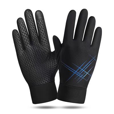 China Lightweight Full Finger Bicycle Motorcycle Gloves Anti-skidding Touch Screen Racing Warm Windproof Glove Winter Cycling Gloves for sale