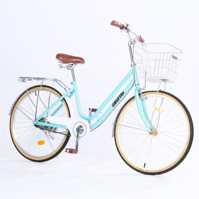 China 26 Inch Eco-friendly Steel Bike For Sale Cheap City Bikes Woman Bikes Eco-friendly for sale