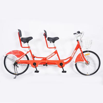 China Public Ride Hige Green Double Ride Bicycle for sale