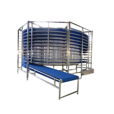 China Toast bread spiral cooling tower, bakery spiral cooling conveyor, bread spiral cooling tower for sale