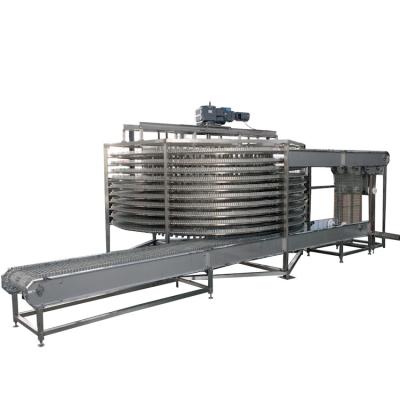 China Stainless Steel Toast Bread Line Used Spiral Cooling Conveyor Price/Food Cooler for sale