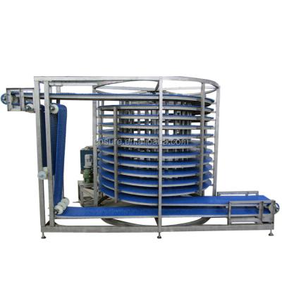 China croissant/bread production line cooling tower/factory manufacturer bread spiral cooler for sale