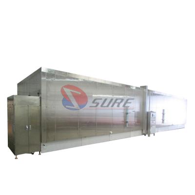 中国 Fluidized Quick Freezer IQF Machine/3000kg/h Quick-Freezing Processing Line For Fruit 販売のため