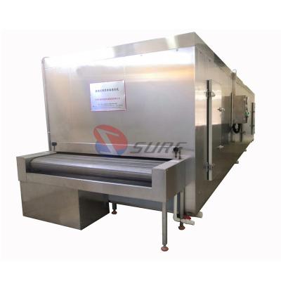 China Frozen Vegetable Iqf Tunnel Freezer Production Line Iqf Dumpling Freezing Tunnel for sale