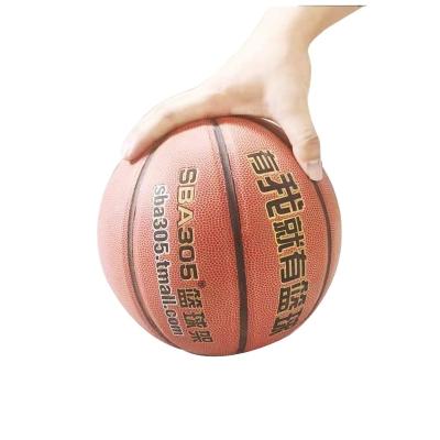 China Wholesale Outdoor Official Basketball Court Match Quality Size 7 Sports Professional Basketball PVC Laminated Ball SBA305 For Training for sale