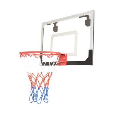 China Shatter Proof PC Kids Indoor Mini Basketball Hoop With Net For Basketball Game for sale